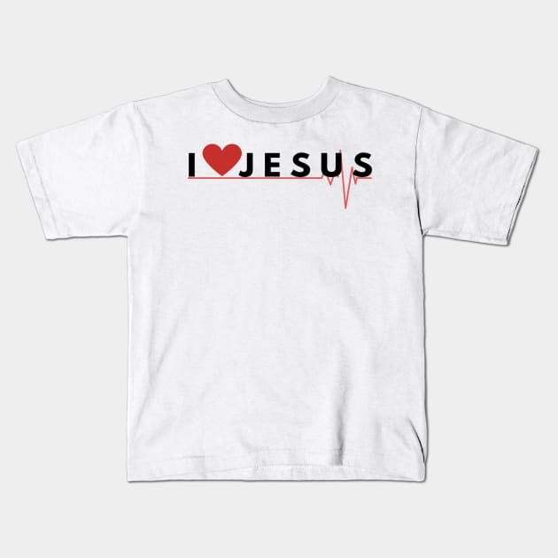 I Love Jesus Kids T-Shirt by Happy - Design